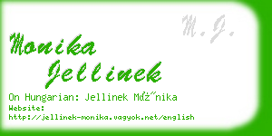 monika jellinek business card